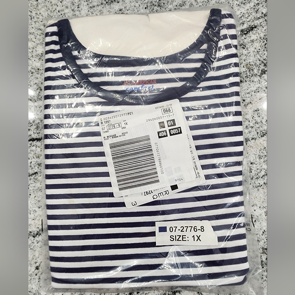 (Multiple listings)All American Comfort Short Sleeve Top. Size: 1X